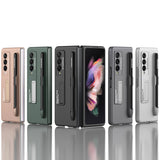 Couverture de cas de béquille de mode avec fente pour stylo pour Samsung Galaxy Z Fold 3