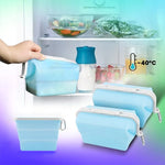 Boîte de rangement pliable en silicone pour aliments