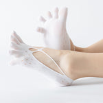 Chaussettes croisées basses unies d'été