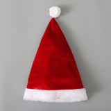 Ensemble 3 pièces composé d'un haut en peluche et d'un pantalon évasé en joli velours rouge sur le thème de Noël