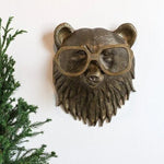 Pendentif en résine tête d'animal