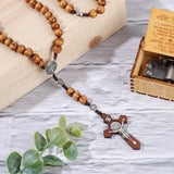 Collier chapelet croix