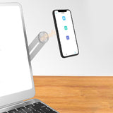 Support D'ordinateur Portable Portable En Alliage D'aluminium Pour Téléphone