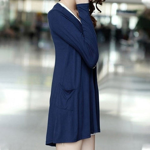 Chemise de Protection Solaire Fine Mi-longue à Manches Longues pour Femme