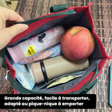 Joli sac à lunch en toile ours