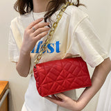 Sac à bandoulière à une épaule avec chaîne à la mode