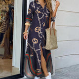 Robe chemise sexy à la mode pour dames