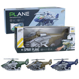 Jouet d'hélicoptère de dinosaure transformant LED