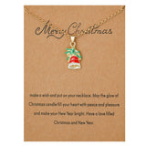 Collier en alliage de la série de Noël