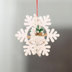 Pendentif en Bois de Noël