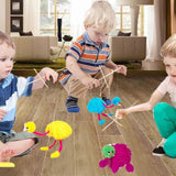 Marionnettes à fils d'autruche