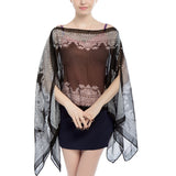 écharpe châle de protection solaire