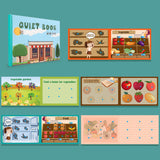 Livre occupé pour que l'enfant développe des compétences d'apprentissage