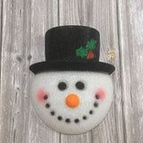 Abat-jour de bonhomme de neige de porche de Noël