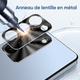 Couverture de cas mat de cadre en métal pour SAMSUNG
