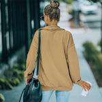 Sweat-shirt sans capuche pour femme