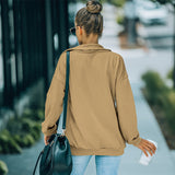 Sweat-shirt sans capuche pour femme