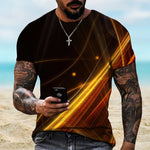 T-shirt à impression numérique pour hommes