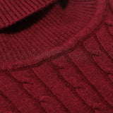 Pull à Col Roulé en Maille pour Homme