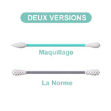 Coton-tige réutilisable pour le nettoyage et le maquillage des oreilles