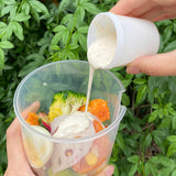 Tasse à salade portative légère Mason