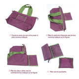 Sac à provisions imperméable et pliable