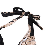 Maillot de bain imprimé plumes