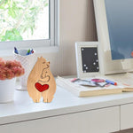 Ornement puzzle en bois DIY