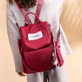 Sac à Dos en Nylon Étanche avec Pendentif - ciaovie