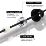 Corde à Sauter en Acier Ergonomique