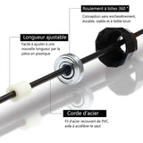Corde à Sauter en Acier Ergonomique