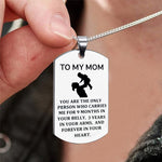 TO MY MOM Porte-clés, Collier