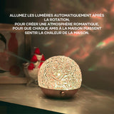 Lampe d'ambiance à projection dynamique de vagues d'eau