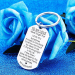 TO MY LOVE - Porte-clés motivant en acier inoxydable
