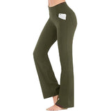 Pantalon De Yoga Taille Haute Et Jambes Évasées Pour Femmes