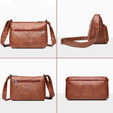 Sac à bandoulière carré élégant de grande capacité