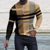 Haut décontracté à manches longues pour hommes