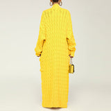 Veste de Pull Longue Torsion