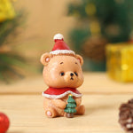 Ornements de père Noël animaux faits à la main
