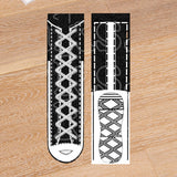 Chaussures et bas drôles en toile réelle et fausse