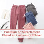 Pantalon de Survêtement Chaud en Cachemire D'hiver