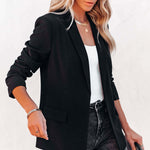 Blazer de couleur unie