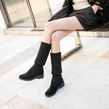 Hiver Chaudes Bottes Haute aux Genoux