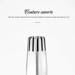 Tondeuse à poils de nez en acier inoxydable Safe Touch