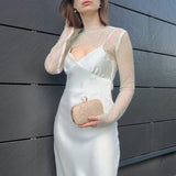 Haut de Cape de Protection Solaire en Diamant Maillé