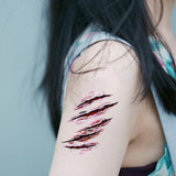 autocollants de tatouage de fête d'horreur d'Halloween