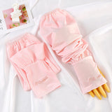 Manches minces en soie glacée lâche