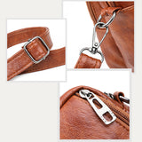 Sac à bandoulière vintage pour femme en cuir souple