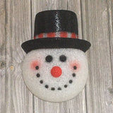 Abat-jour de bonhomme de neige de porche de Noël