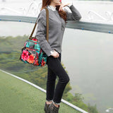 Sac Á Dos Á Motif De Fleurs De Style Loisirs